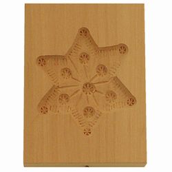 スター  wood cookie mould