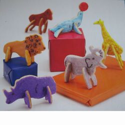 3-D Zoo Animals Cookie Cutter
