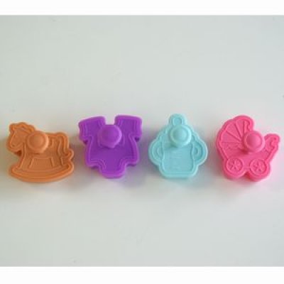 画像1: ベビー/baby piecrust cutter set＜4種類*箱入り＞