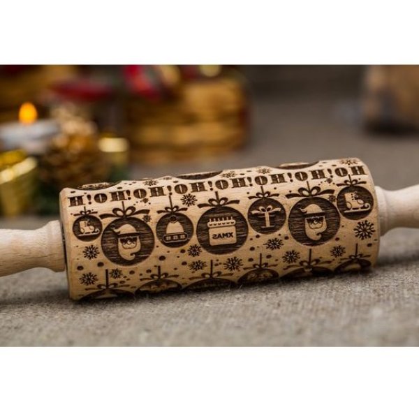 画像1: Christmas＜HO! HO! HO!＞/mini Rolling Pin (1)