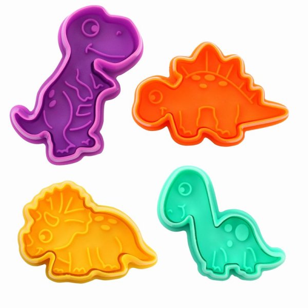 画像1: 恐竜/dinosaur piecrust cutter set＜4種類＞ (1)