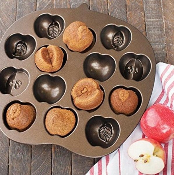 画像1: Apple Slice Cakelet Pan/リンゴスライスケーキパン (1)