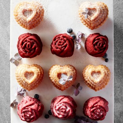 画像3: Valentine Heart Cakelet Pan/バレンタインハートパン 