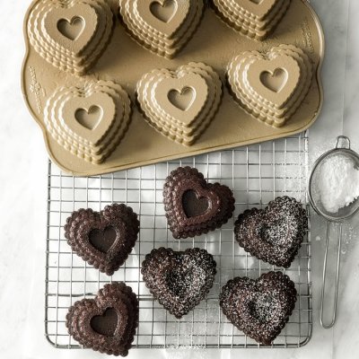 画像2: Valentine Heart Cakelet Pan/バレンタインハートパン 