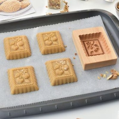 画像2: 林檎 *wood gingerbread cookie mold