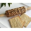 画像2: Snowman engraved ＜雪だるまと仲間たち＞/mini Rolling Pin (2)