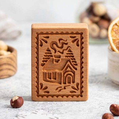 画像1: ハウス *wood cookie stamp