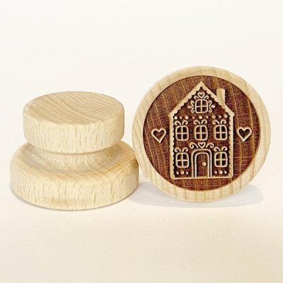 画像2: ハウス/House*wood cookie stamp
