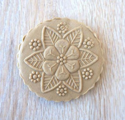 画像2: お花/Flower* *wood cookie stamp