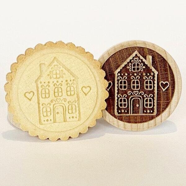 画像1: ハウス/House*wood cookie stamp (1)