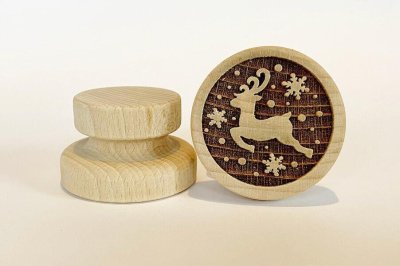 画像2: トナカイ/Reindeer*wood cookie stamp