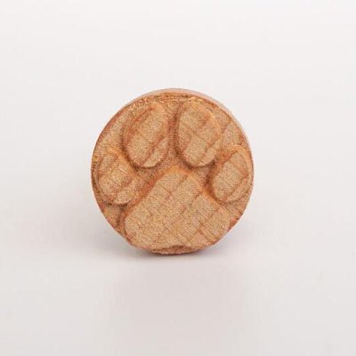 画像1: 肉球*wood mini cookie stamp