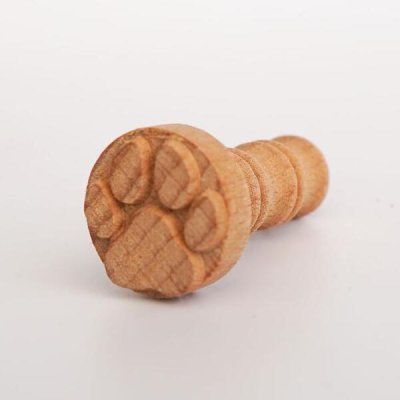 画像2: 肉球*wood mini cookie stamp