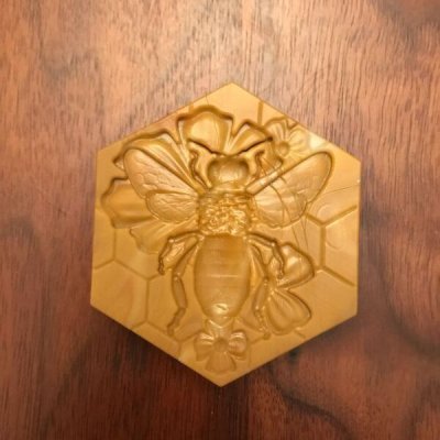 画像2: 蜜蜂＆お花 *plastic cookie stamp