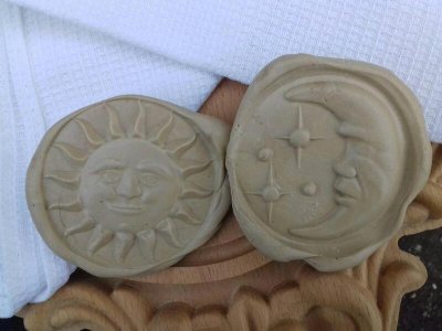 画像1: 太陽＆月 *plastic cookie stamp