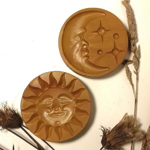 画像1: 太陽＆月 *plastic cookie stamp (1)