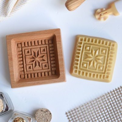 画像2: モチーフ*wood gingerbread cookie mold