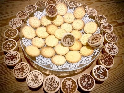 画像3: Norwegian pattern*wood cookie stamp