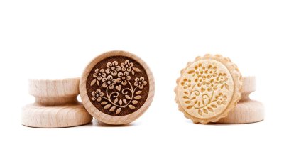 画像2: お花/Flower*wood cookie stamp