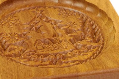 画像2: クリスマスツリーと教会*wood gingerbread cookie mold