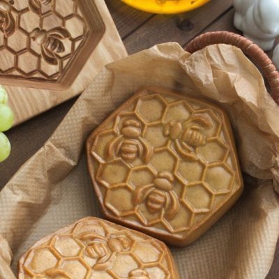 画像3: 蜜蜂/Bees*wood gingerbread cookie mold