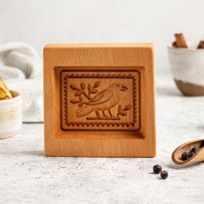 画像1: 鳥/bird*wood gingerbread cookie mold