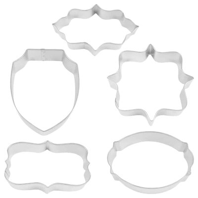 画像2: メッセージデザイン/Plaque cookie cutter set＜5種類＞