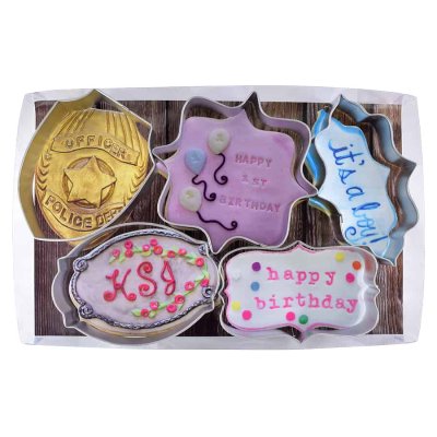 画像1: メッセージデザイン/Plaque cookie cutter set＜5種類＞