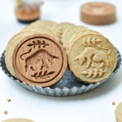 画像2: 牛 *wood cookie stamp