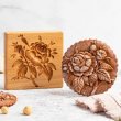 画像1: 薔薇/Rose*wood gingerbread cookie mold (1)