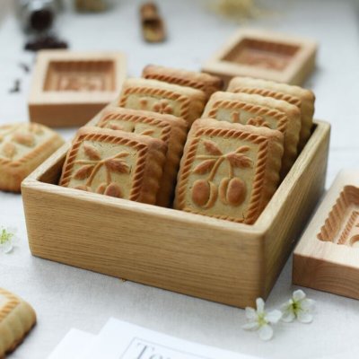 画像2: サクランボ *wood gingerbread cookie mold