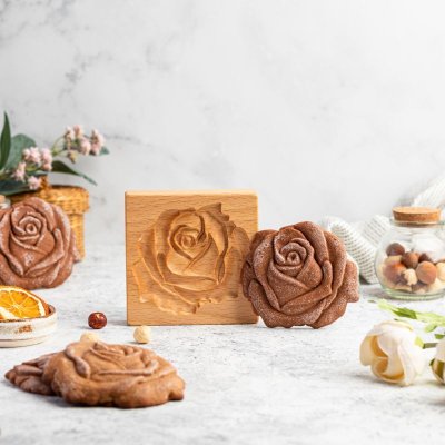 画像2: 薔薇*wood gingerbread cookie mold