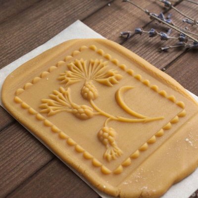 画像1: アザミ*thistle/wood cookie stamp