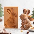 画像1: うさぎちゃん*wood gingerbread cookie mold (1)