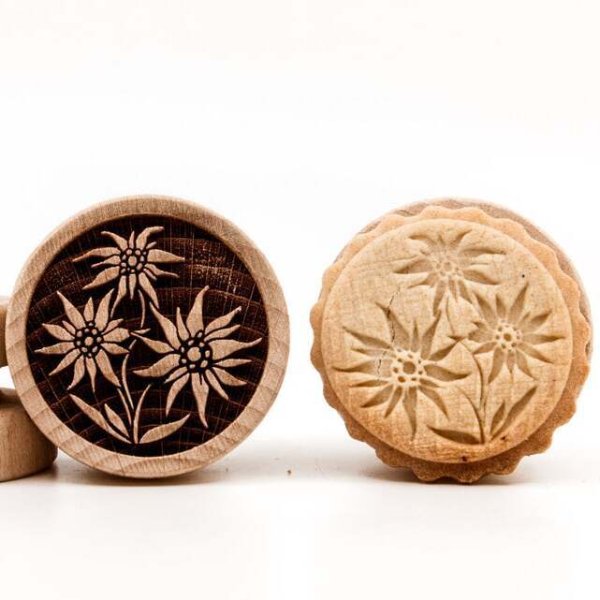 画像1: Flower/花*wood cookie stamp (1)