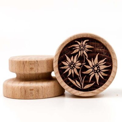 画像1: Flower/花*wood cookie stamp