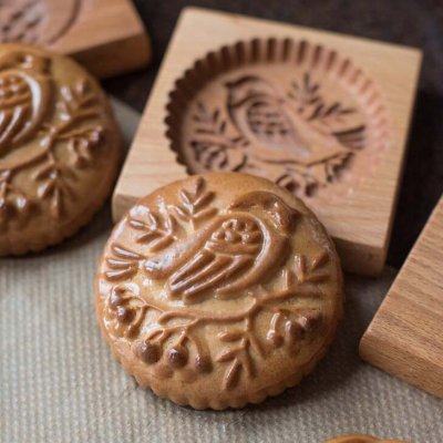 画像3: 小鳥*wood gingerbread cookie mold