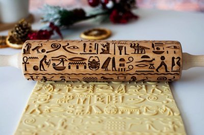 画像1: エジプトの象形文字＜Egyptian hieroglyphs＞/Rolling Pin＜M＞