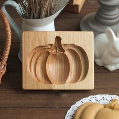 画像3: かぼちゃ/パンプキン*wood cookie mold