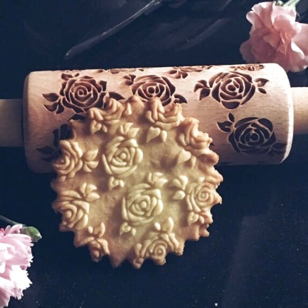 画像1: Rose＜薔薇＞/mini Rolling Pin (1)