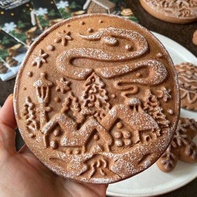 画像2: WINTER LANDSCAPE/ウインターランドスケープ *wood gingerbread cookie mold