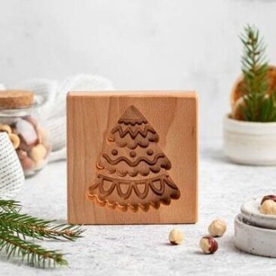 画像1: ツリー/tree*wood gingerbread cookie mold