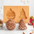 画像1: オーナメント*2種類＜その1＞ *wood gingerbread cookie mold (1)