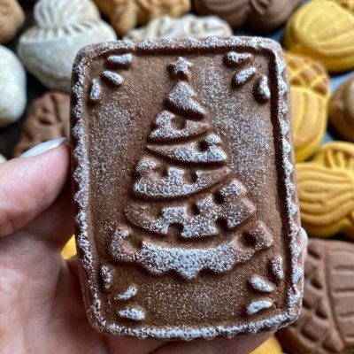 画像2: クリスマスツリー/christmas tree *wood gingerbread cookie mold