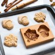 画像1: きのこ＆葉っぱ *wood gingerbread cookie mold (1)