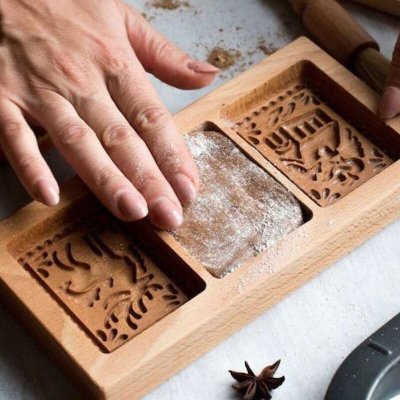 画像3: ウインター＜3種類＞ *wood gingerbread cookie mold