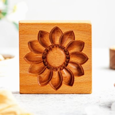 画像1: お花/Flower*wood gingerbread cookie mold