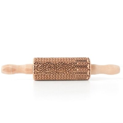 画像1: ニット柄＜ knit pattern＞/mini Rolling Pin