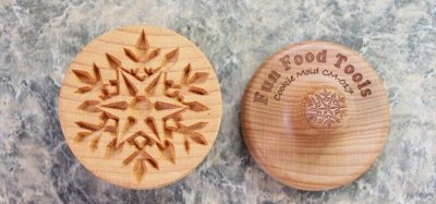 画像3: 雪の結晶/Snowflake*wood cookie stamp