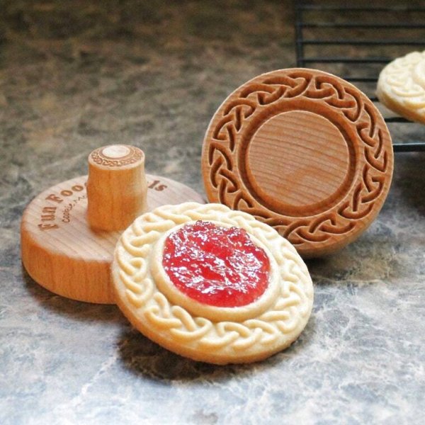 画像1: フレーム/Celtic Frame*wood cookie stamp (1)